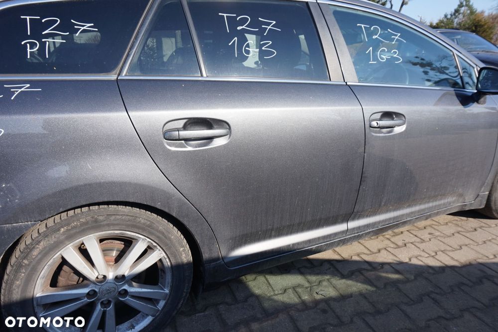 DRZWI TYLNE PRAWE AVENSIS III T27 PH1 KOMBI 1G3  SZARY TOYOTA 2009-2011 - 2