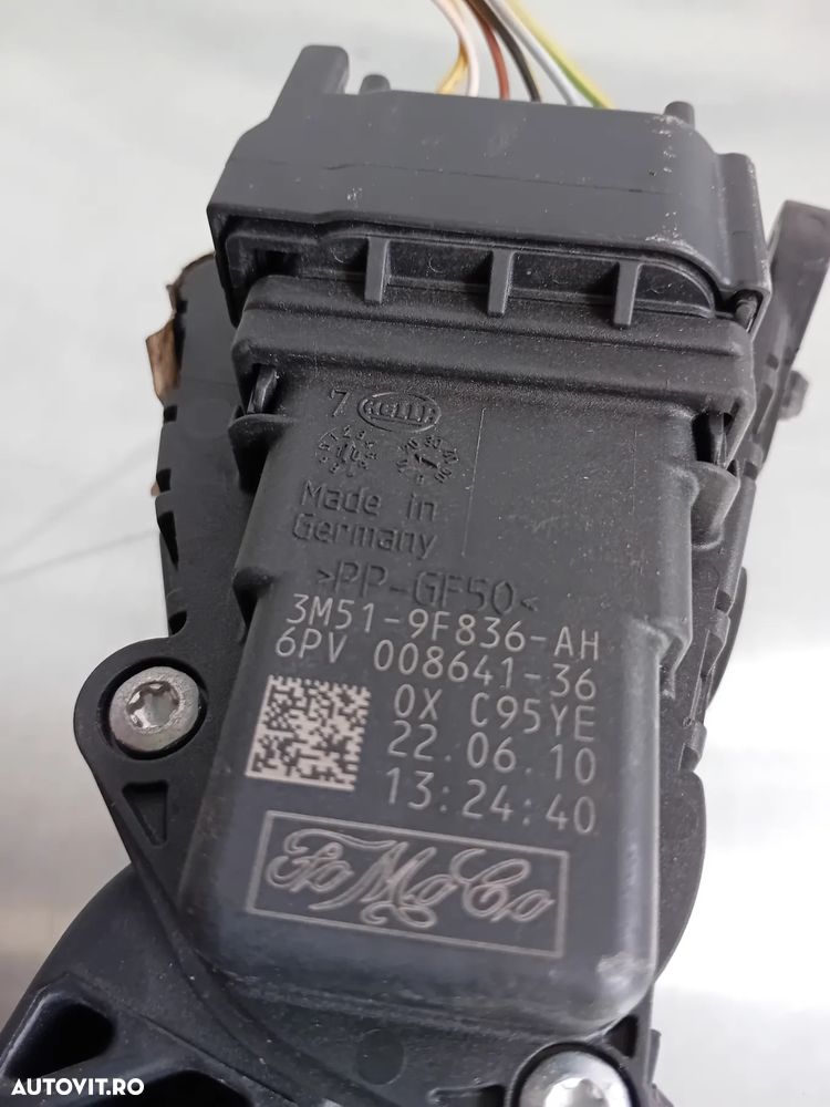 Pedala Acceleratie Ford Kuga 1 I 2.0 Tdci Motor TXDA Cod 3M51-9F836-AH - 6