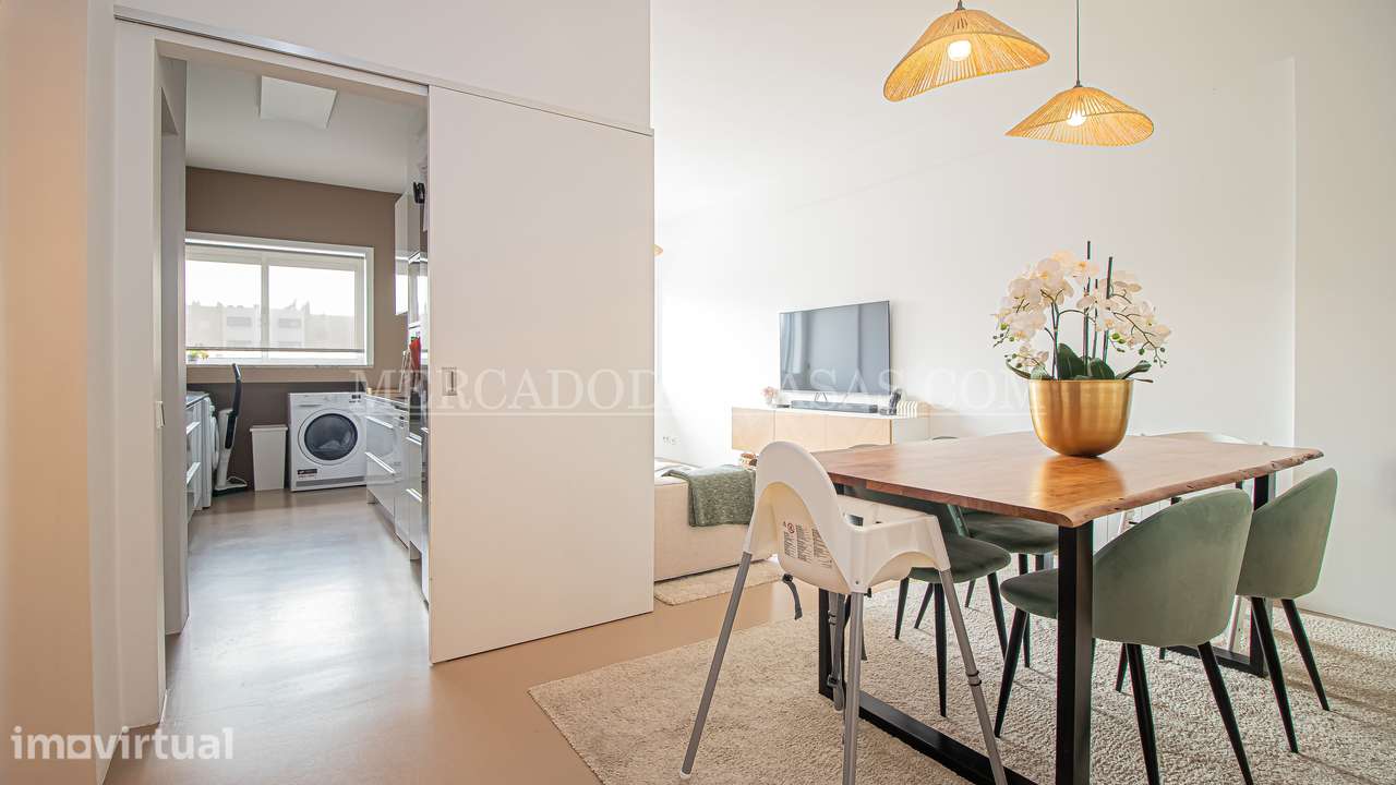 Apartamento T3+1 Terraço a Poente, Garagem. Centro Espinho - Grande imagem: 3/26