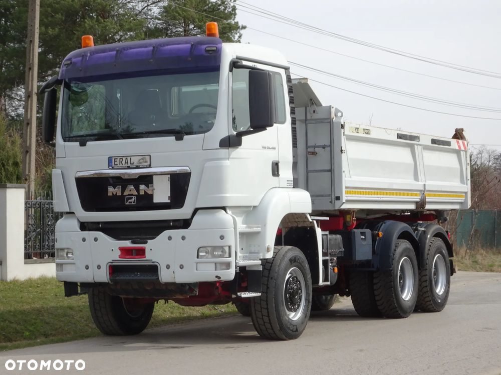 MAN TGS 26.480 6X6  Kipper Meiller 3-stronny Hydroburta stan idealny - 1
