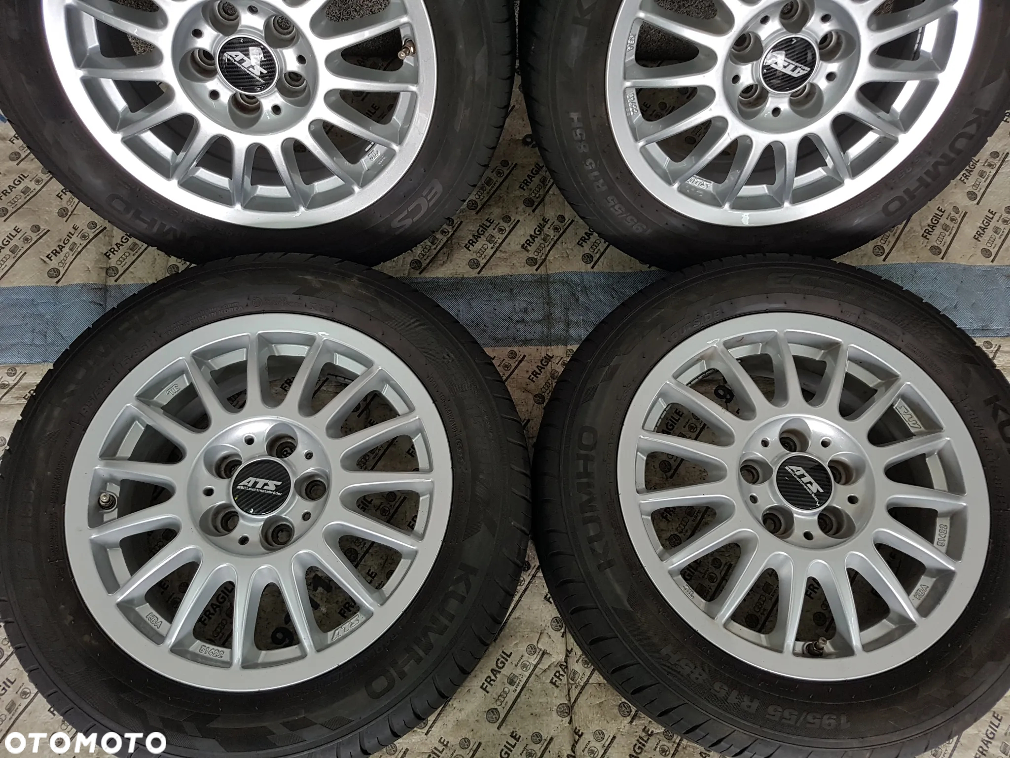 KOŁA SEAT IBIZA WV POLO SKODA FABIA  5X100  195/55R15 6JX15 ET38 - 3