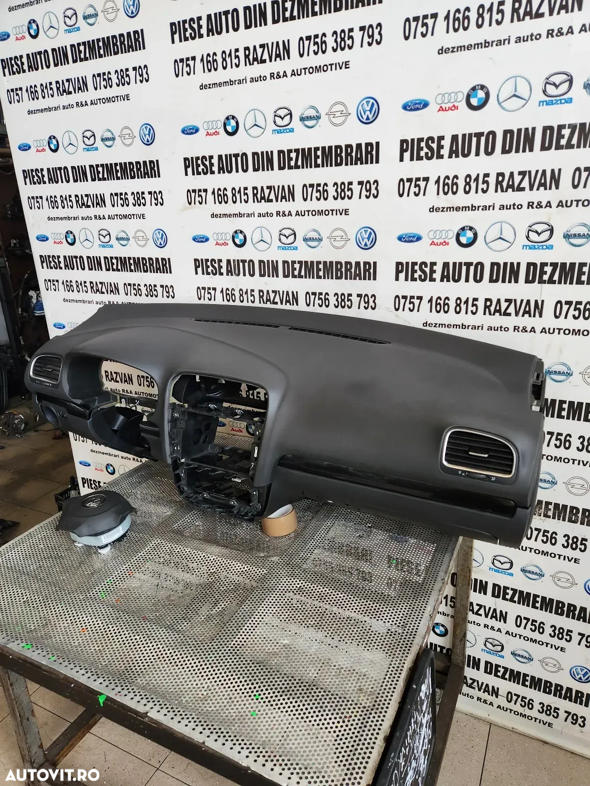 Plansa Bord Airbag Sofer Airbag Pasager Vw Golf 6 VI Volan Stanga Europa - 2