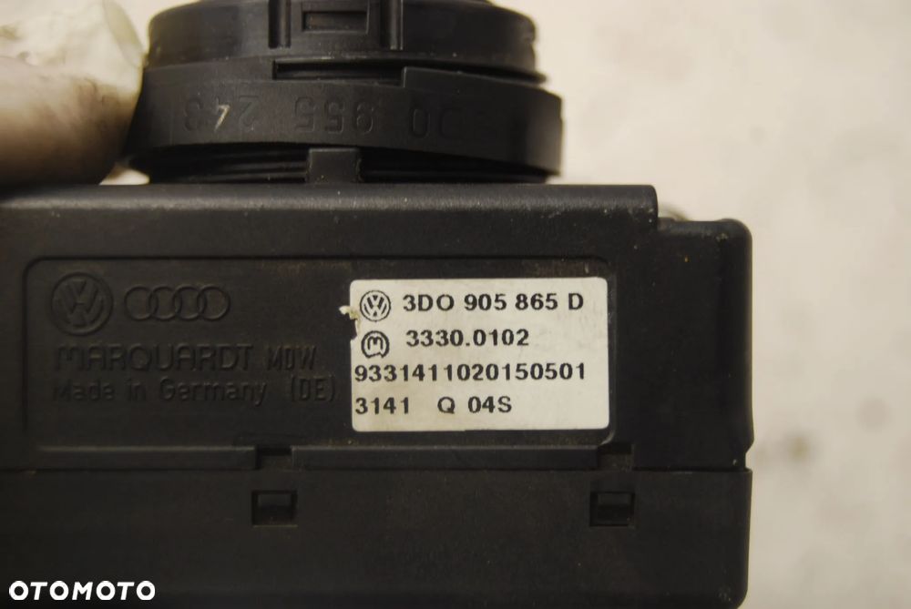 STACYJKA + KLUCZYK 3D0905865D VW TOUAREG I PORSCHE PHAETON 3D0905865E - 3