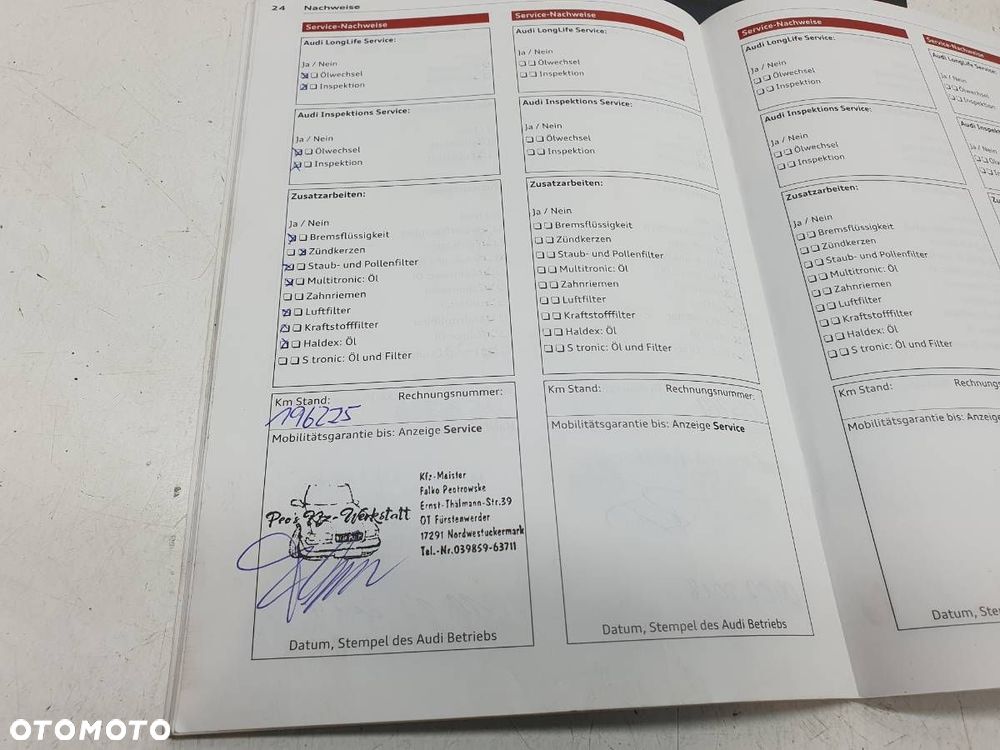 KSIĄŻKA SERWISOWA INSTRUKCJA AUDI Q5 2.0 TDI EUROPA - 5