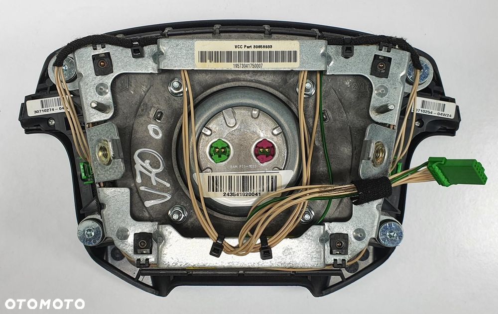 PODUSZKA AIR BAG AIRBAG KIEROWCY VOLVO V70 II 30698038 - 4