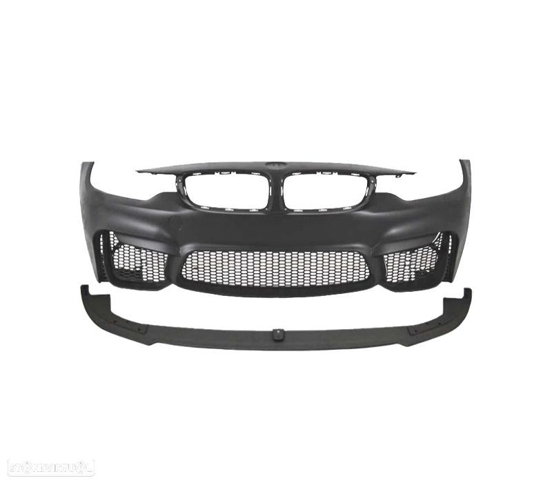 PÁRA-CHOQUES DIANTEIRO BMW F32 F33 F36 LOOK M4 + SPOILER LIP - 4