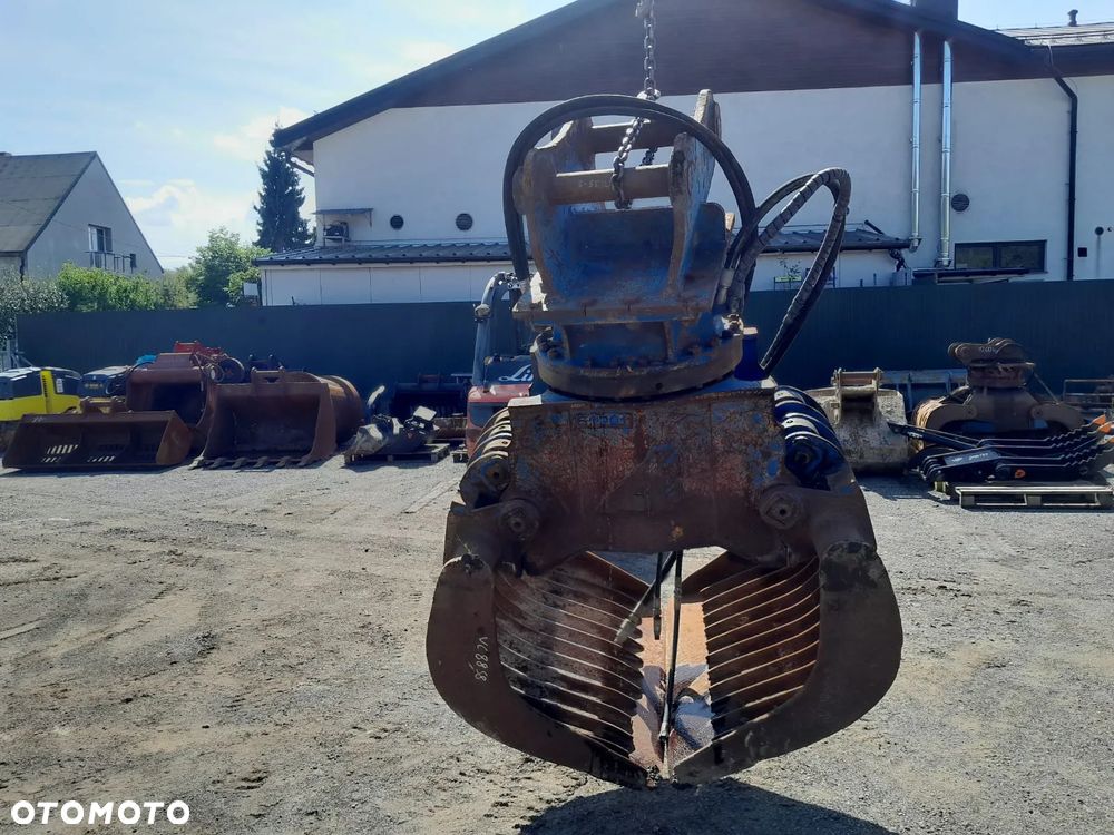 Arden S1201 na 2 siłownikach, chwytak hydrauliczny obrotowy sortujący wyburzeniowy kleszcze, waga 1220kg. - 11