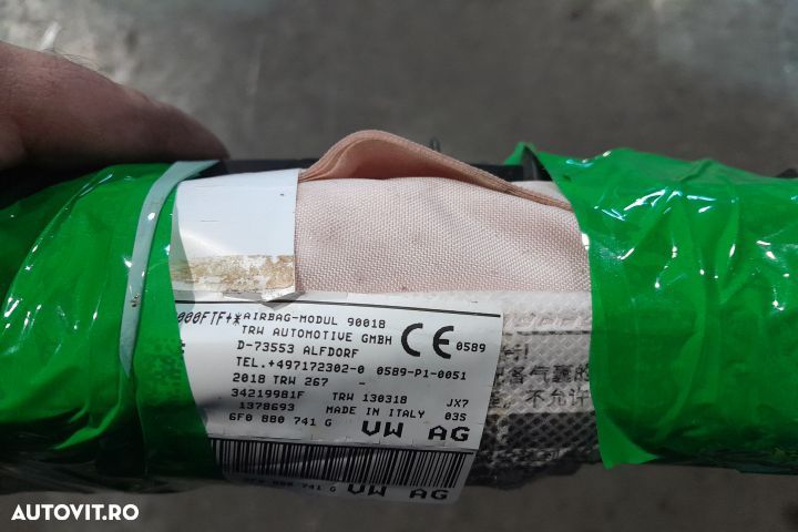 Airbag cortina stanga 6F0880741G 6F0880741G Seat Ibiza 5 KJ [2017 - 2 - 3