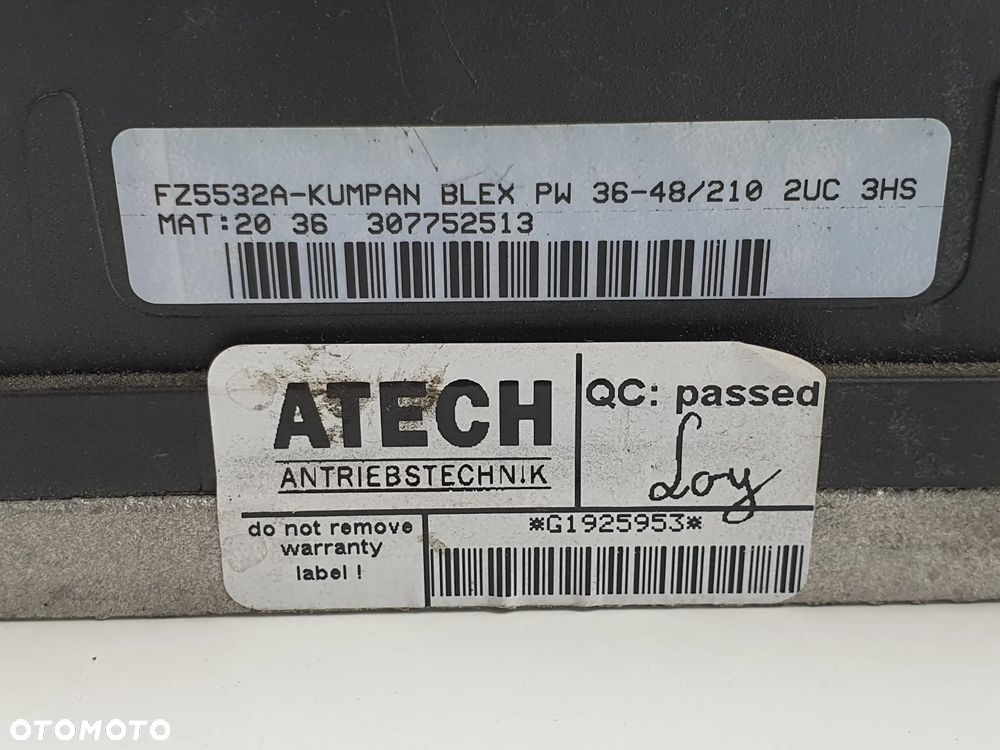 Sterownik Controller Zapi 36-48/210 Skuter Kumpan Electric 54I - 12