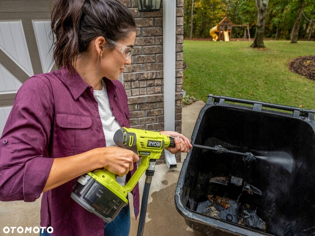 RYOBI AKUMULATOROWA MYJKA ciśnieniowa PISTOLET RY18PW22A 22BAR LANCA WĄŻ 6m - 11