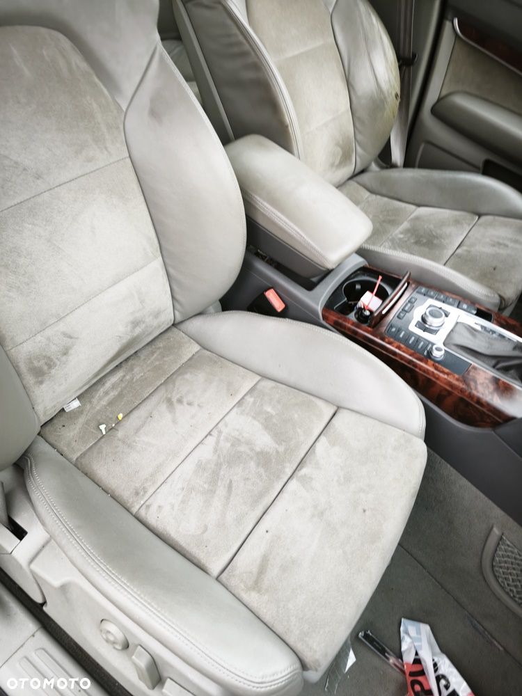AUDI A6 C6 07r SEDAN FOTELE KANAPA PÓŁSKÓRA ALCANTARA BOCZKI - 4