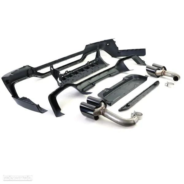 Difusor com Ponteiras Bmw X4 G02 (2018 a 2021) Performance - 9