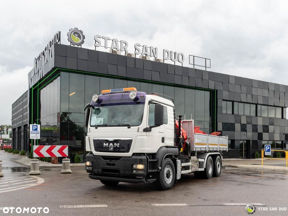MAN TGS 26.400 6x4H Palfinger PK 34002 SH HDS Żuraw Wywrotka Kosz Obrotnica - 8