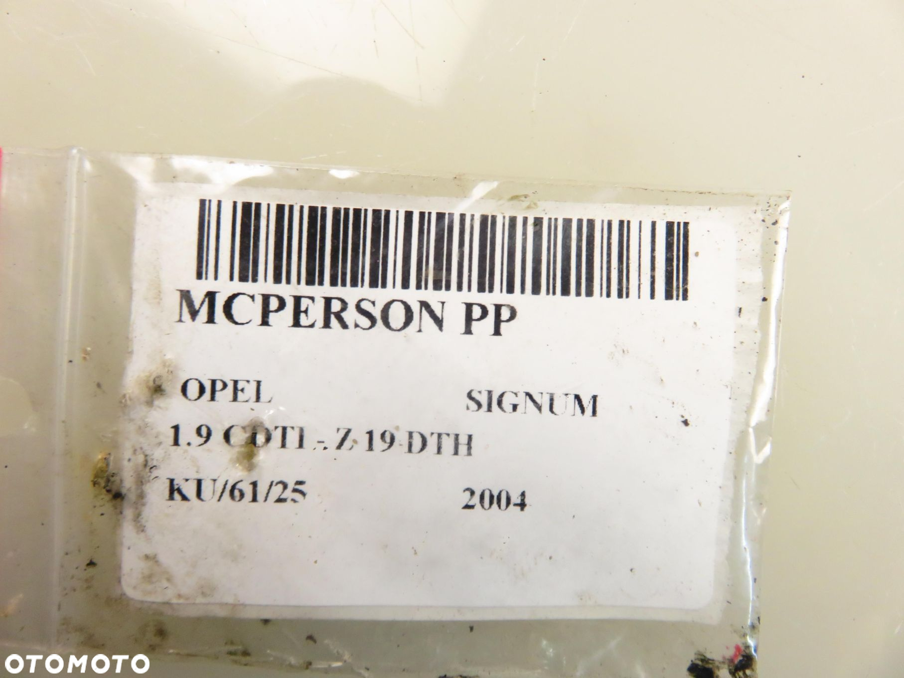 MCPERSON PRAWY PRZEDNI OPEL SIGNUM 1.9 CDTI 150 - 6