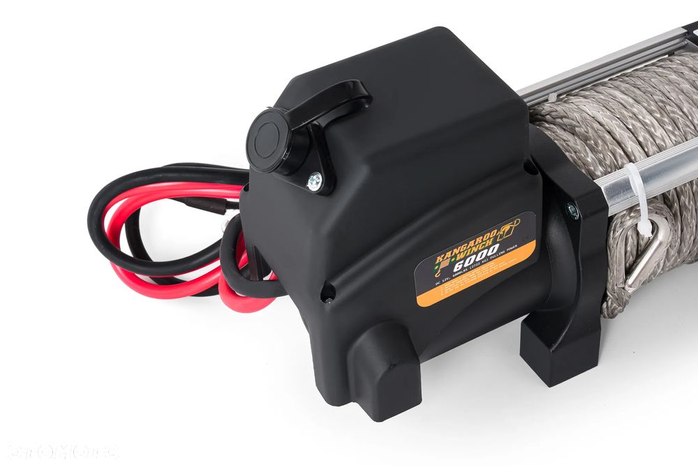 Wyciągarka Elektryczna Kangaroowinch K6000E 12V Z Liną Syntetyczną I Sterowaniem Bezprzewodowym - 4