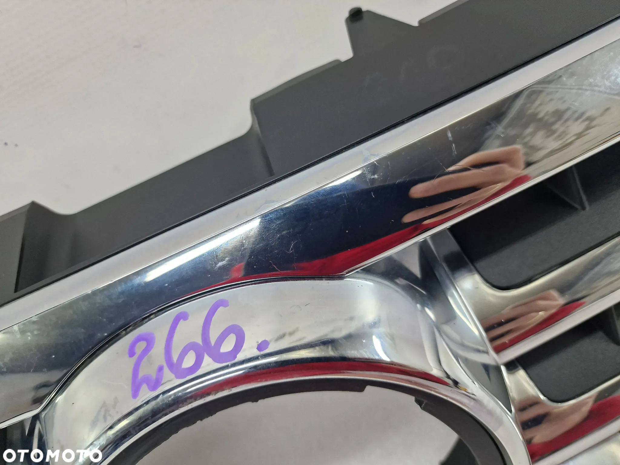 VW TOUAREG I 7L6 02- ATRAPA / GRILL PRZEDNI PRZÓD , NR 7L6853651A , NR AUKCJI GL266 - 11