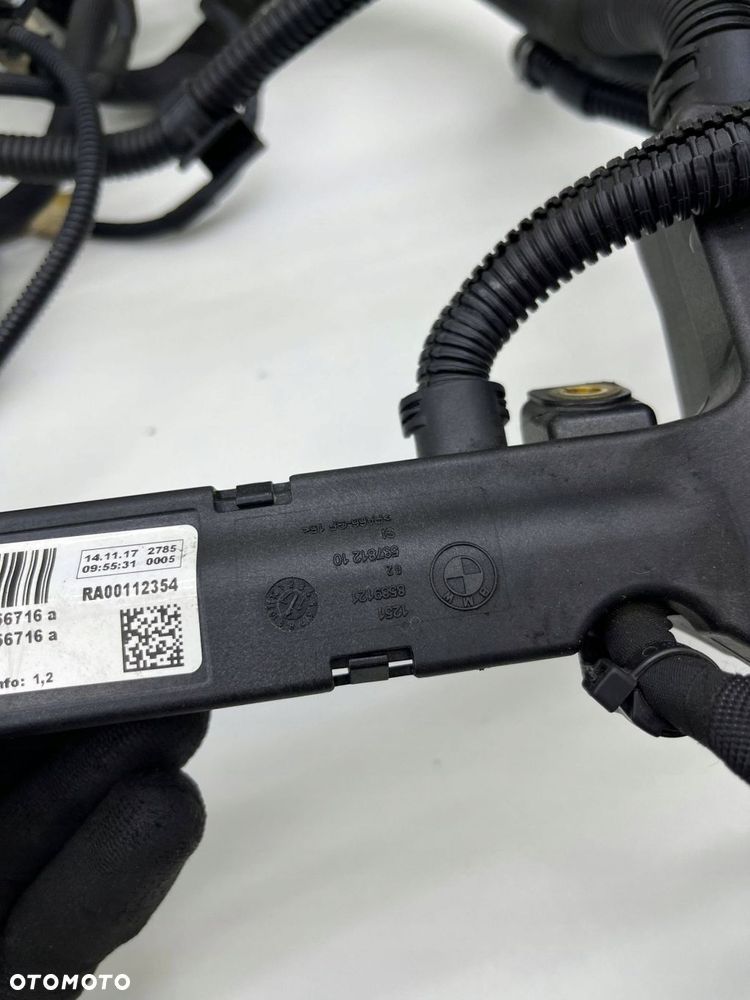 BMW 5 G30 G31 WIĄZKA INSTALACJA SILNIKA 7586106 8981301 - 5
