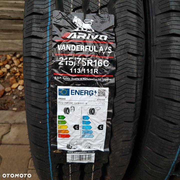 4x 215/75R16C Arivo Vanderful A/S Nowy komplet opon całorocznych Poznań - 2