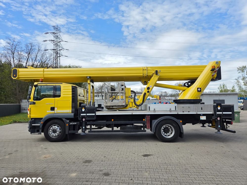 MAN TGM 18.290 4x2 BB - 46m - Podnośnik koszowy zwyżka Ruthmann T460 jak Wumag Palfinger WT 450 Multitel - 2