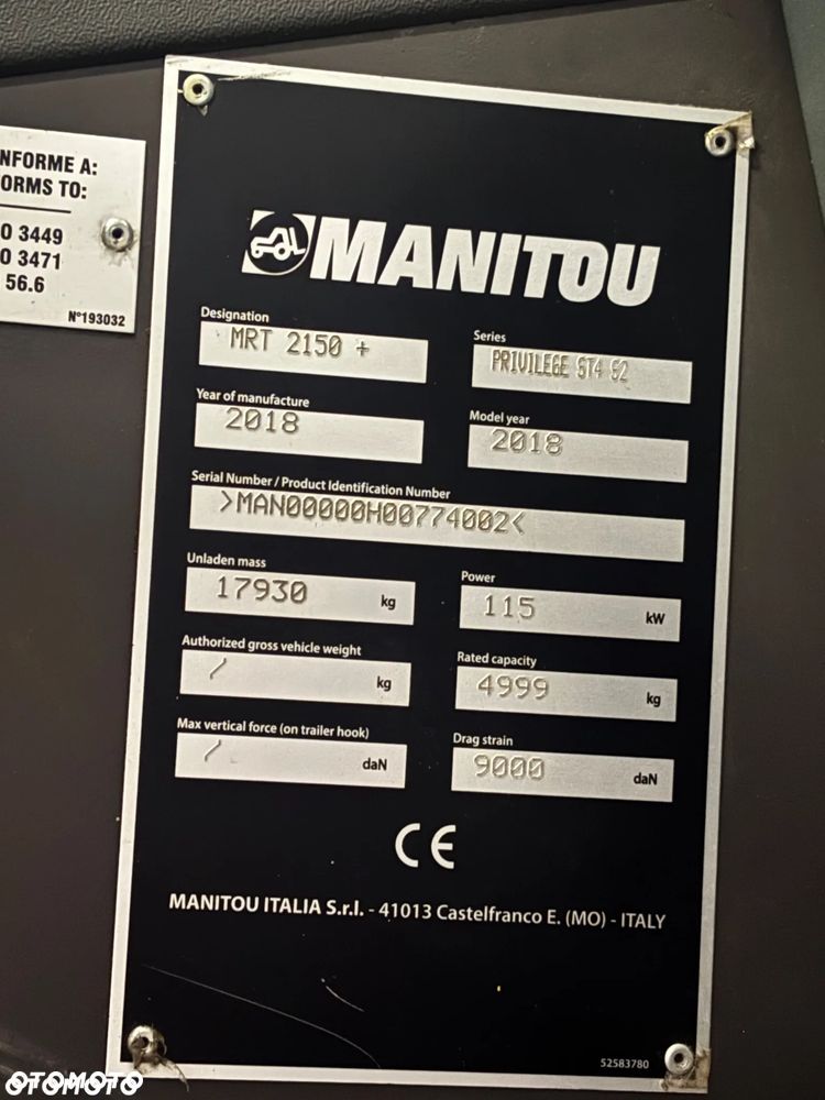 Manitou MRT 2150 plus - 7