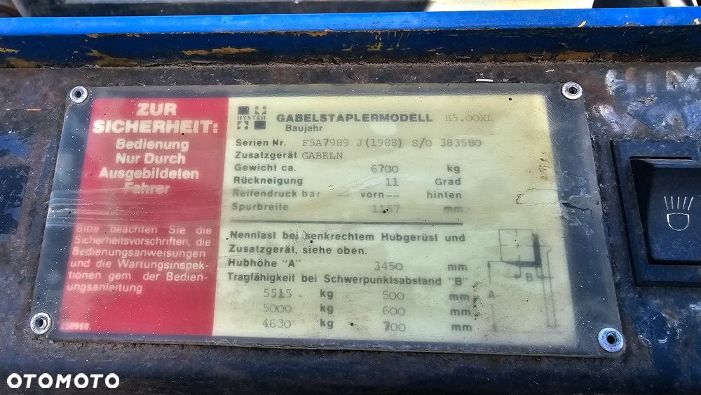 Hyster H5.00 XL - 7