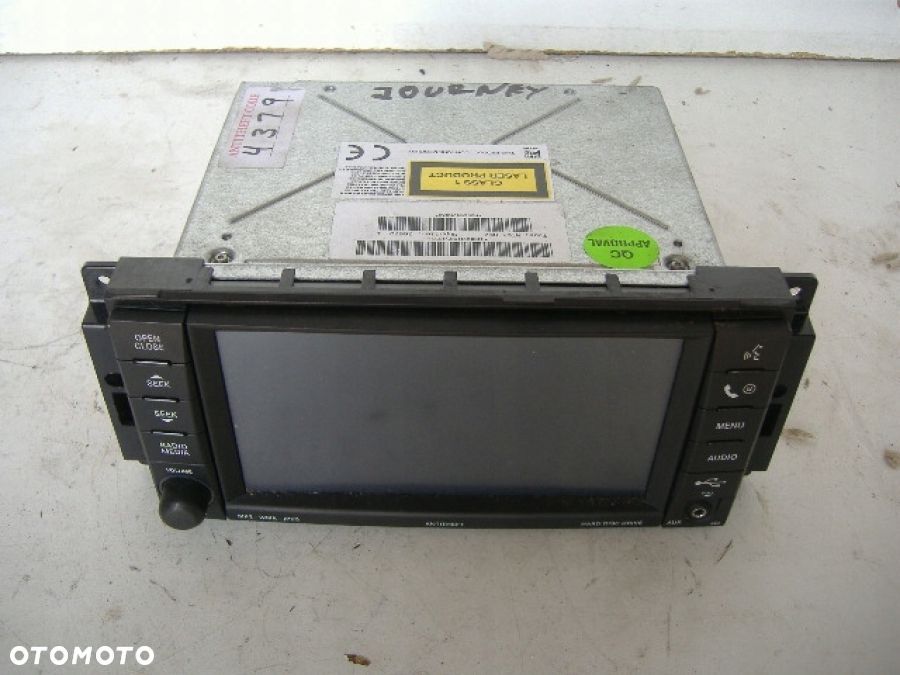 DODGE JOURNEY MONITOR RADIO P05064760AC