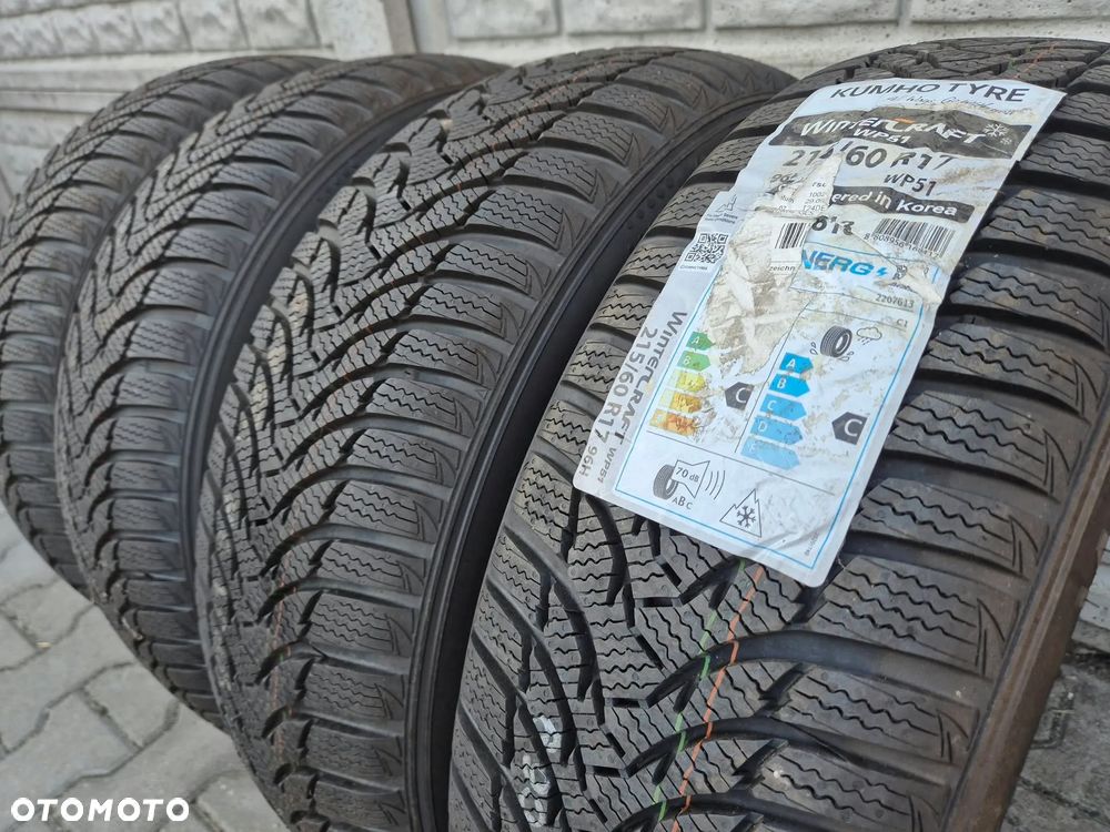 215/60 R17 Kumho - Opony Zimowe 4szt. - Montaż
