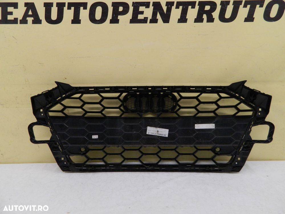 Grila radiator Audi A4 B9 facelift S-Line, 2020, 2021, 2022, 2023, 2024, cod origine 8W0853651EB. - 5