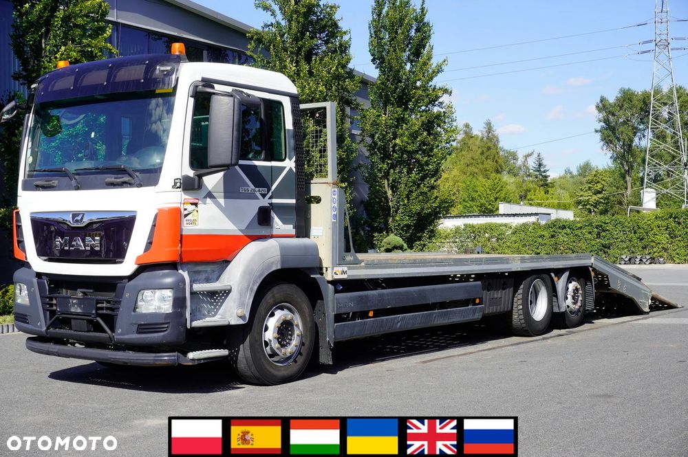 MAN TGS 26.420 6x2 / Laweta CVIM Tepematic 14t / Oś skrętna / pilot_259838 - 1