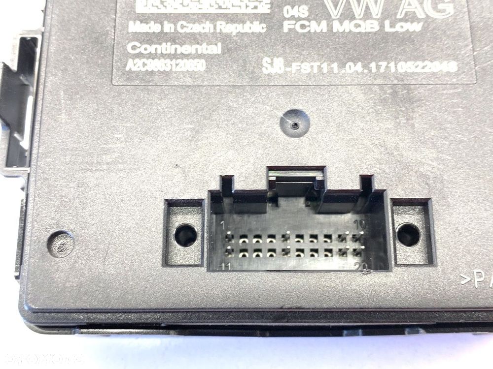 MODUŁ ŚWIATEŁ  SEAT LEON (5F1) 2012 - 2022 1.8 TSI 132 kW [180 KM] benzyna 2013 - 2022 3Q0907338 - 3