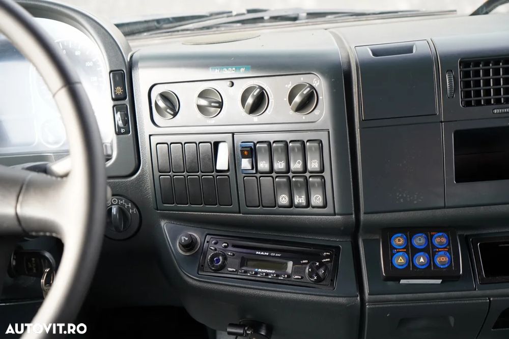 MAN TGA 18.360 / 4X4 / BASCULĂ CU 2 LATE / CLAPETĂ HIDRAULICĂ / LATERALĂ HIDRAULICĂ / SUPPORT FRONTAL / SPECIAL / MANUAL - 29