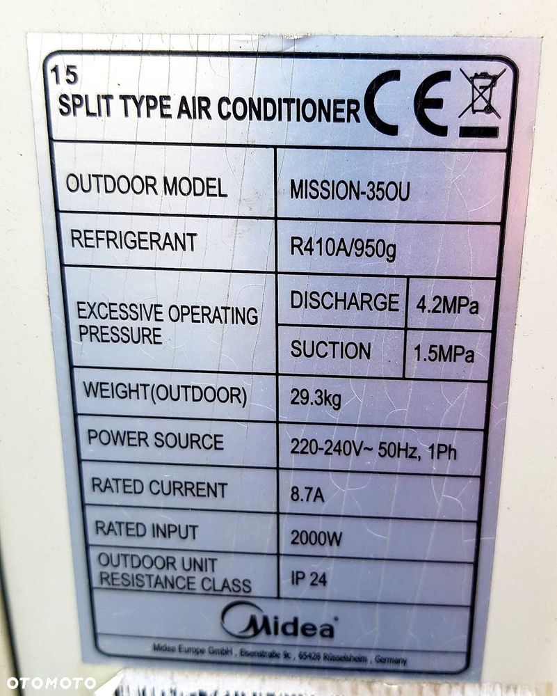 MIDEA Klimatyzator MISSION35-OU - 3