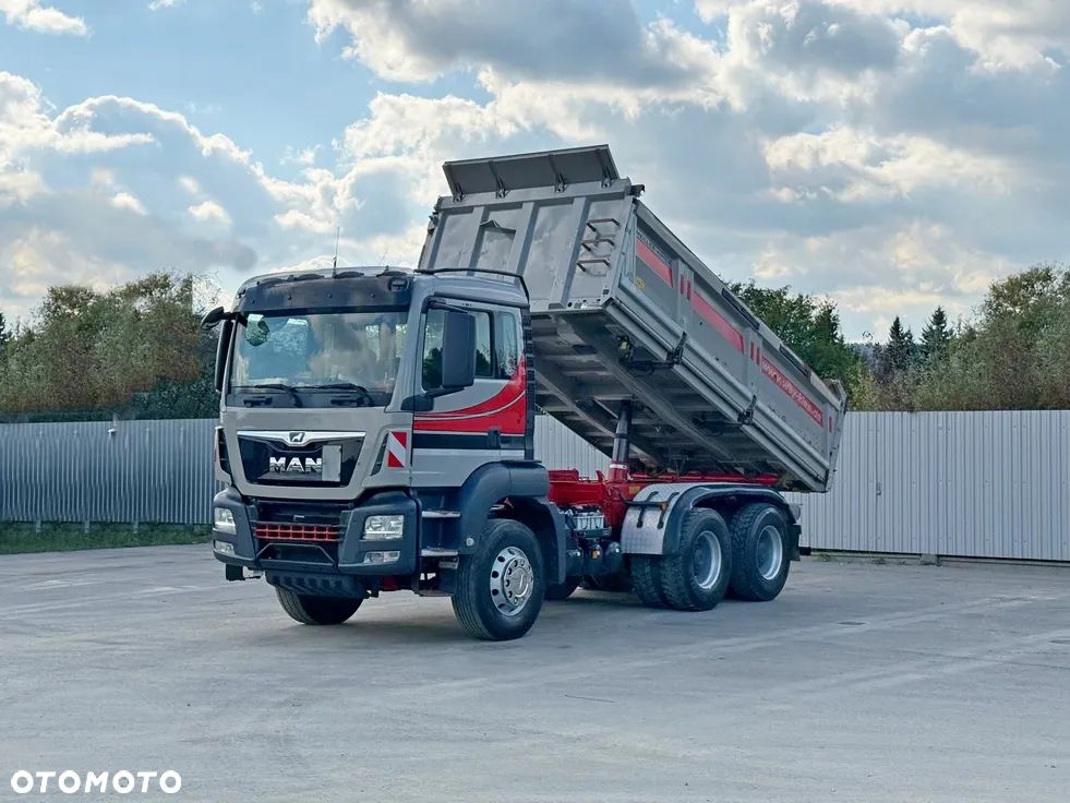 MAN TGS 26.460 * WYWROTKA 4,90 m + BORDMATIC * 6x4 * STAN BDB - 2