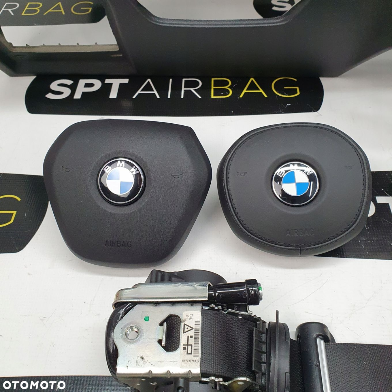 BMW SERIA 3 G20 G21 SERIA 4 G22 G23 G26 DESKA ROZDZIELCZA KONSOLA KOKPIT PULPIT PODUSZKI AIRBAG AIR BAG PASY KURTYNY KIT SET - 7
