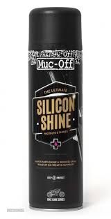 abrilhantador e proteção muc-off silicone shine spray 500ml - 1