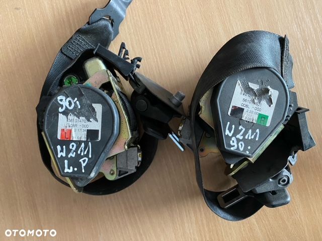 MERCEDES W211 PASY BEZPIECZEŃSTWA LEWY, PRAWY PRZÓD - 1