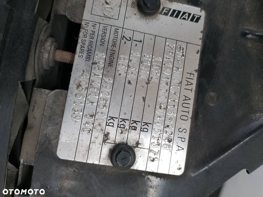 PAS PRZÓD, CHŁODNICE, WENTYLATOR FIAT BRAVO II 192B5000 198AXE1A04C 4056139 - 11