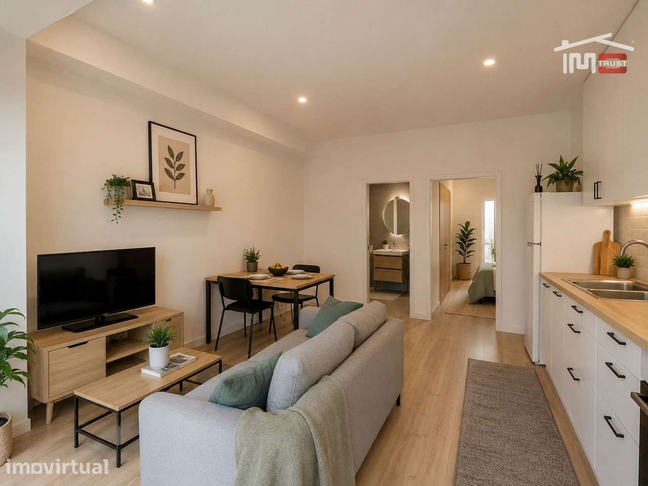 2 Apartamentos T1 Remodelados com Quintal no Alto do Seixalinho | M... - Grande imagem: 5/23