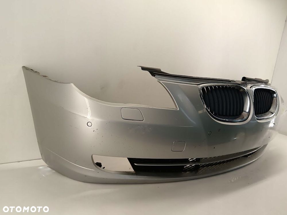 ZDERZAK PRZEDNI PRZÓD BMW 5 E60 LIFT 07-10 SPRYSKI PDC - 2