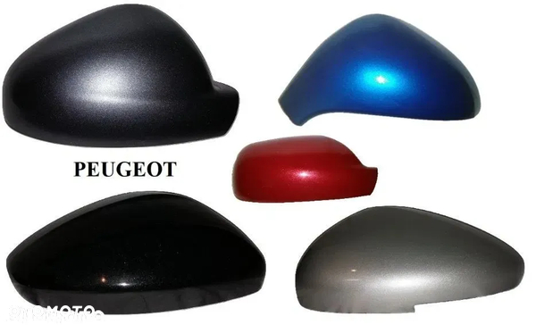 PEUGEOT 207 307 308 508 3008 5008 OBUDOWA LUSTERKA DOWOLNY KOLOR PRAWA, LEWA - PRZED LIFT I PO LIFT
