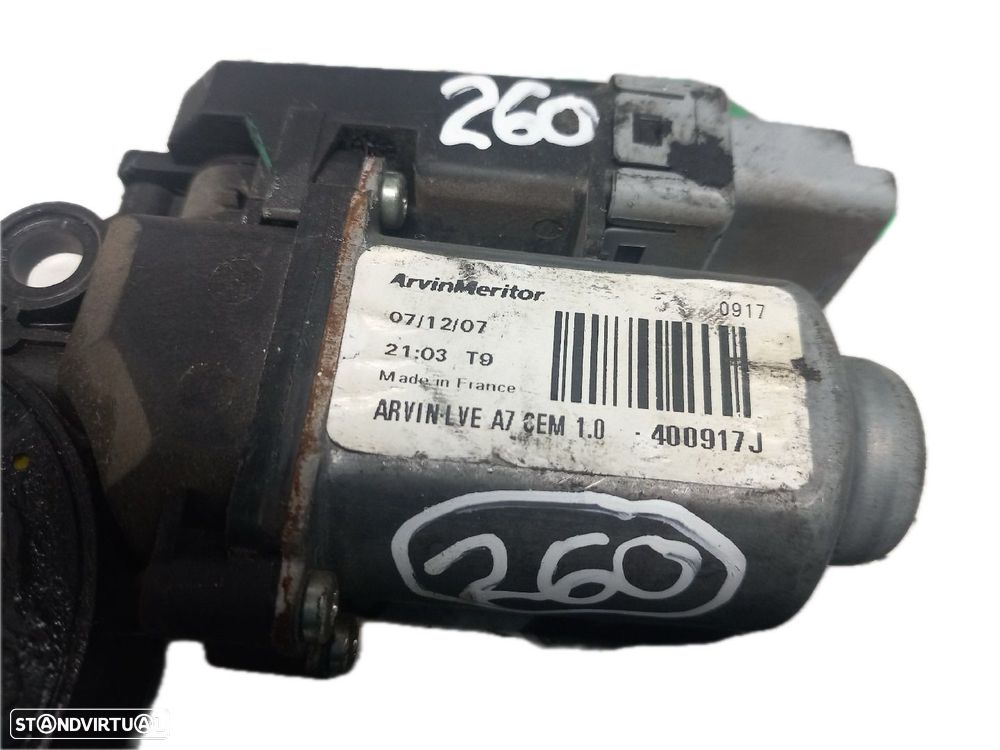 Motor Elevador Trás Esquerdo Peugeot 207 (Wa_, Wc_) - 3