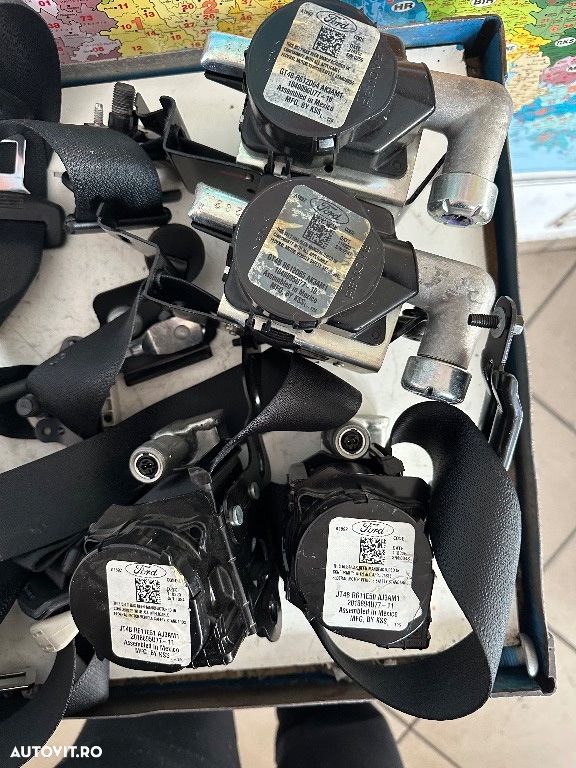 Kit Airbag complet FORD EDGE VIGNALE 2019 2020 2021 plansa bord piele volan centuri cortina airbag - 4