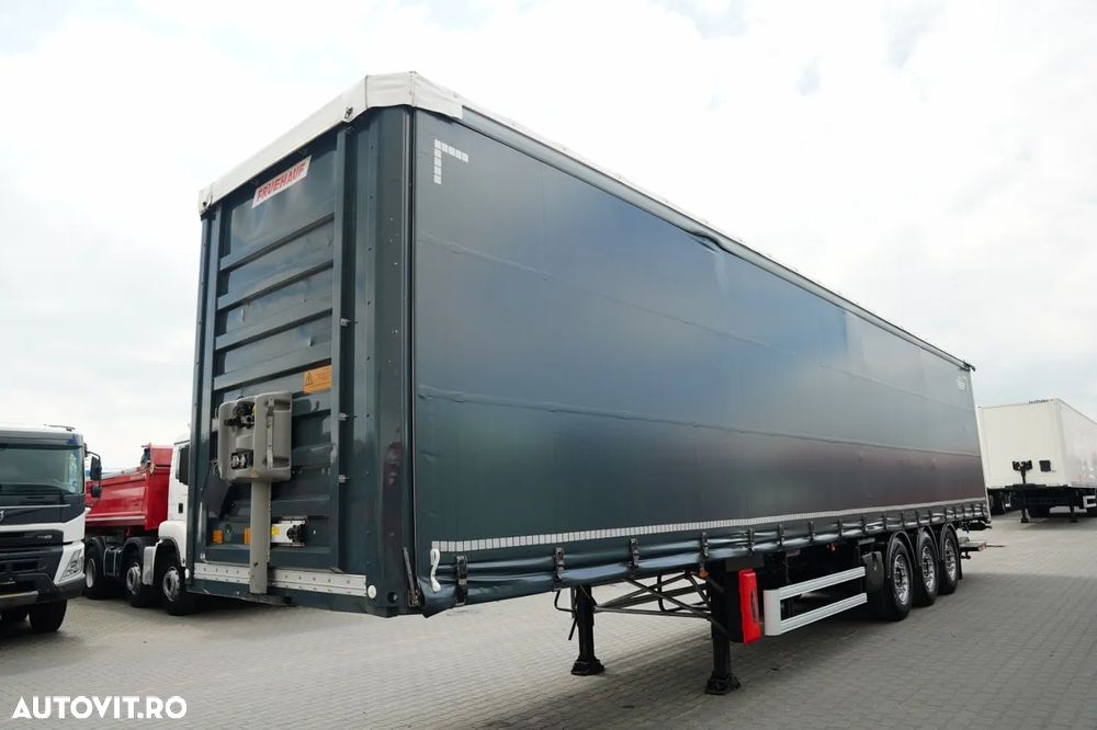Fruehauf / CORTINĂ / STANDARD / LIFT 2.000 kg / BALCĂ PODEA PUTERNICĂ / AXE SAF - 26