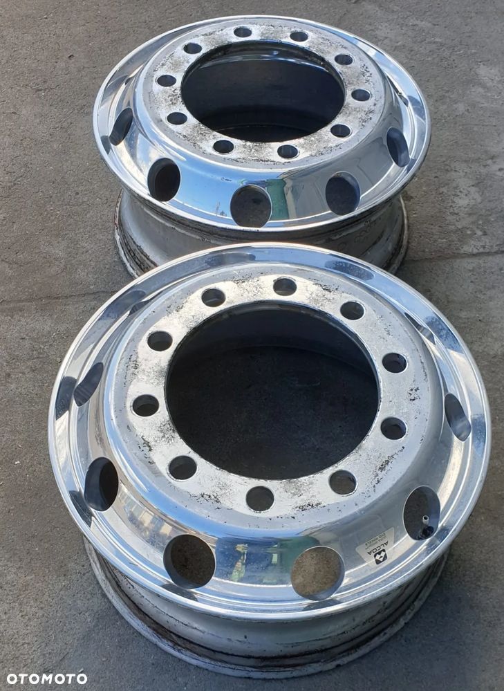 DAF ALUFELGI DURA BRIGHT wąskie 22,5x 9,00 - 15 DC 2 - 3
