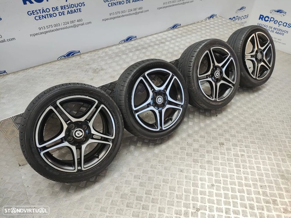 Conjunto jantes 16 Smart Forfour EQ 453 4,5J 6J ET40 ET44 4x100 - 13