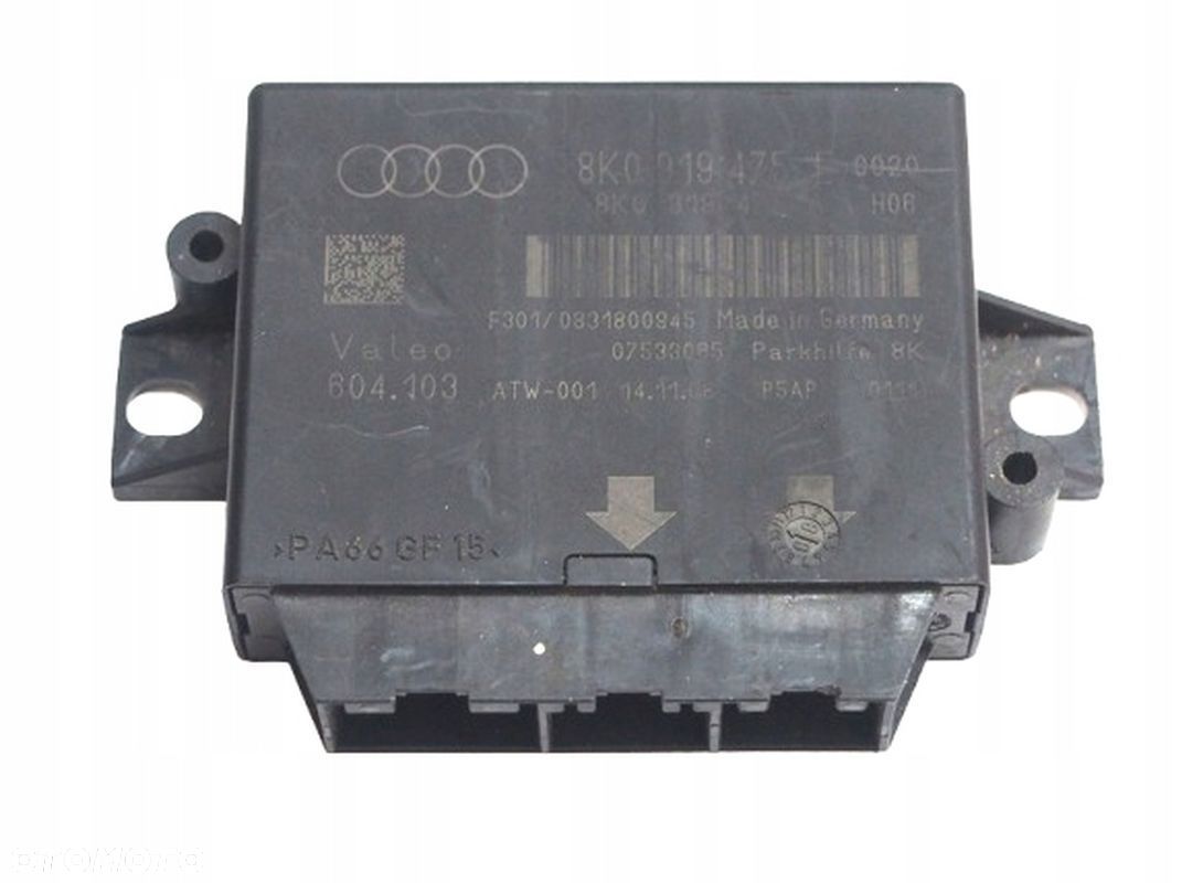 MODUŁ STEROWNIK CZUJNIKÓW PDC AUDI A4 B8 / A5 8T / Q5 85 8K0919475E - 1