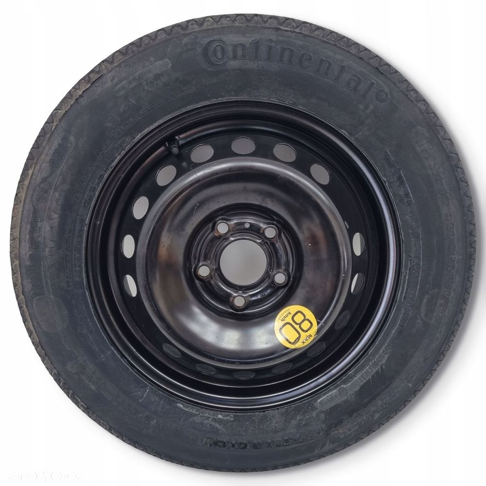KOŁO DOJAZDOWE dojazdówka Nissan QASHQAI 145/90 R16 5x114,3 40300 JD077 - 1