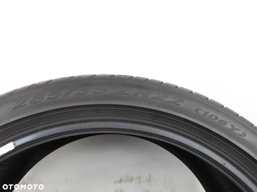 2x 285/35R22 ZR22 OPONY LETNIE UŻYWANE Pirelli P Zero 106Y XL - 6