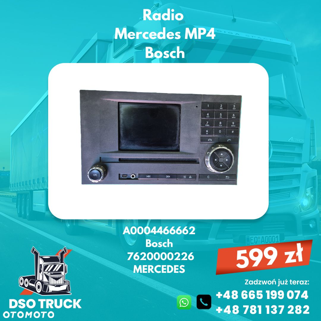 Radio A0004466662 A0004467662 Bosch Mercedes MP4 - 1