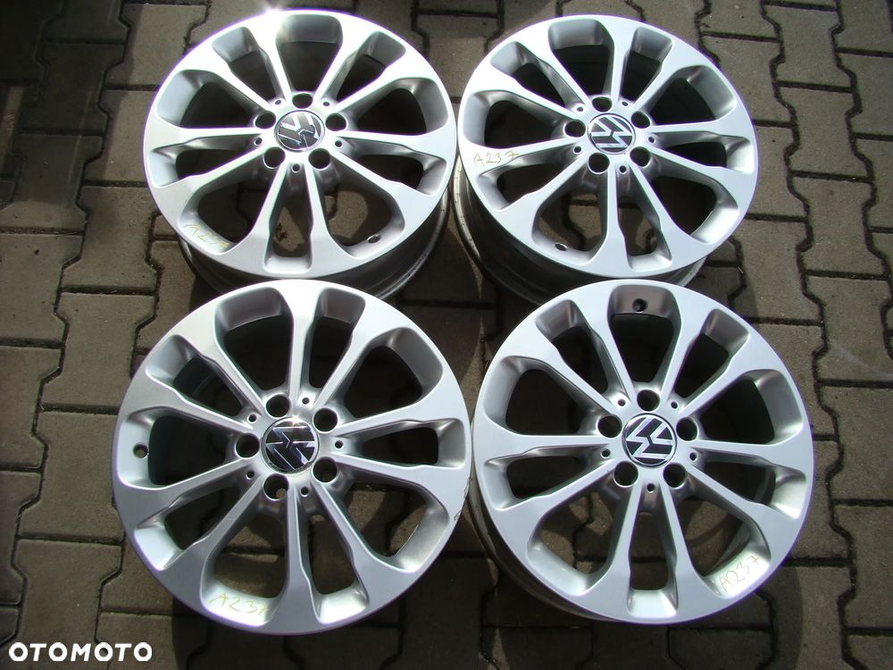 a237 5x112 VW Sharan Tiguan T-Roc Caddy Jetta Touran Golf VII VIII Passat B7 B8 6,5x17 - 1